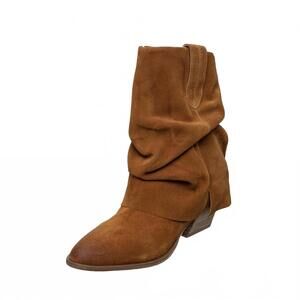 NEW ANTELOPE women's lori slouchy boots in cognac